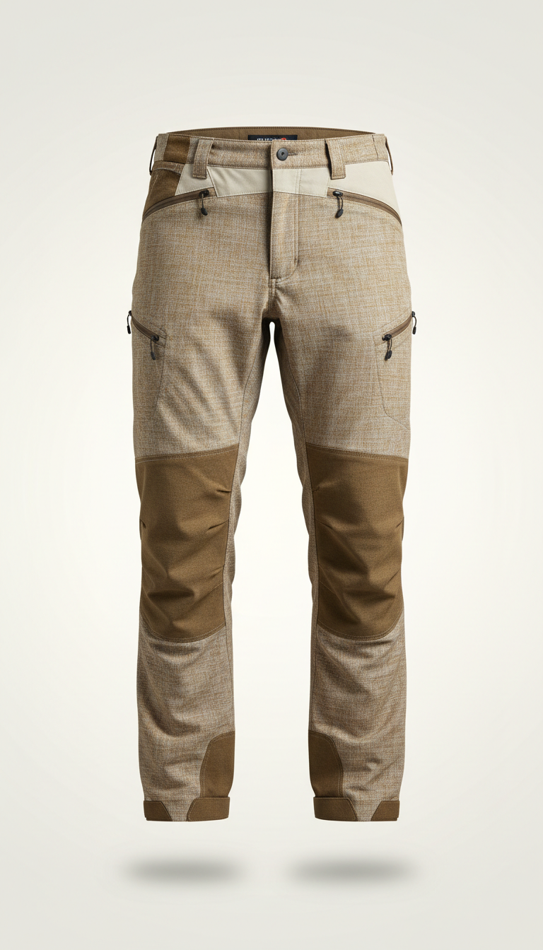 Technical trousers in earth shadow