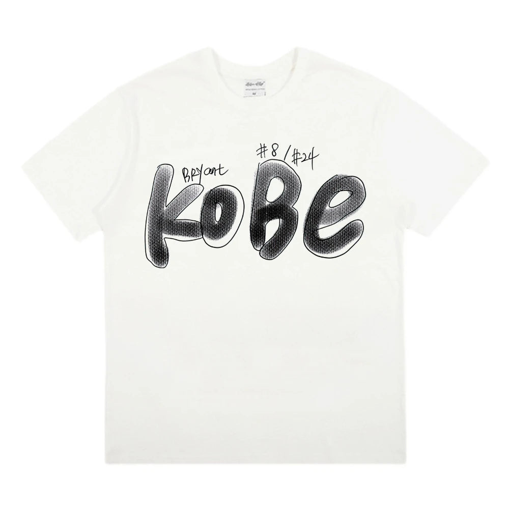 Klassieke basketbalster Kobe Bryant mannen vrouwen T-shirt print tshirt kleding streetwear tee katoen oversized Y2k hiphop zomer
