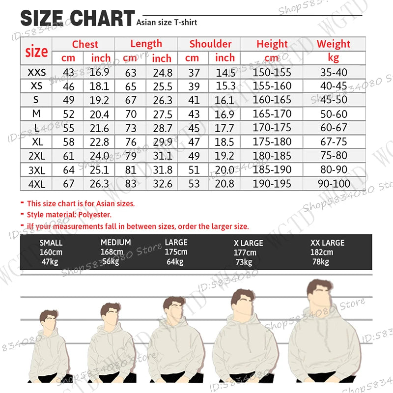 Mens Fashion Casual Style Hooded Sweatshirt Harajuku Male Tops Fashion Streetwear Hoodie Japanese Letter Pattern Men's Hoodie