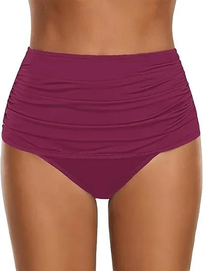 Woman Swimsuits Swim Shorts High Waist Black Swimming Shorts Butt Lifting Navy Blue Bathing Shorts Tankini Beach Shorts Solid