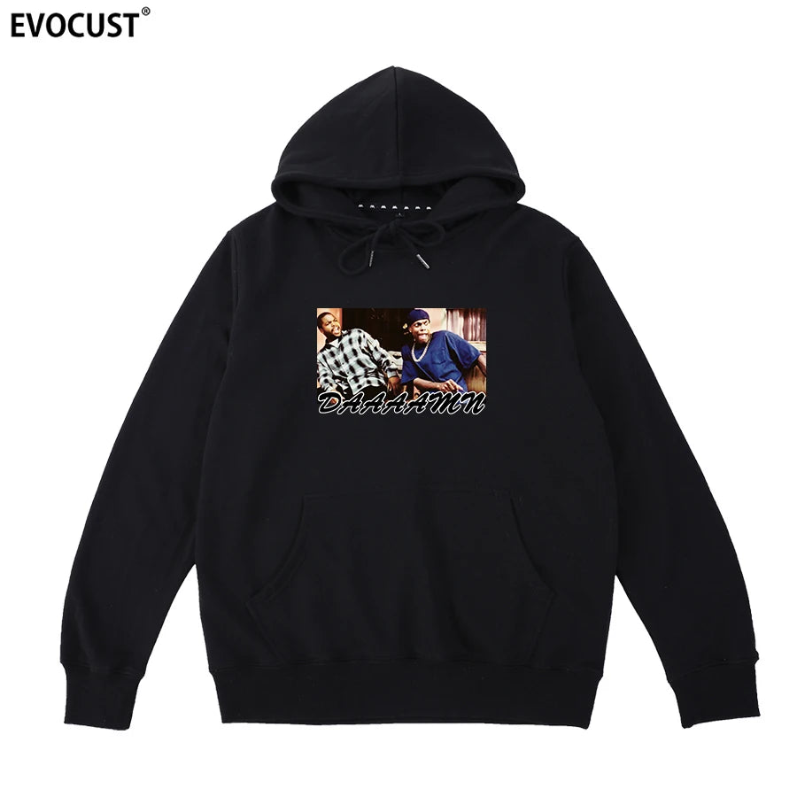 DAAAAMN Ice Cube 2Pac Hiphop Vintage Dr Dre Eazy E Dj Yella Mc Ren Hip Hop Cartoon Hoodies Sweatshirts men women unisex Cotton