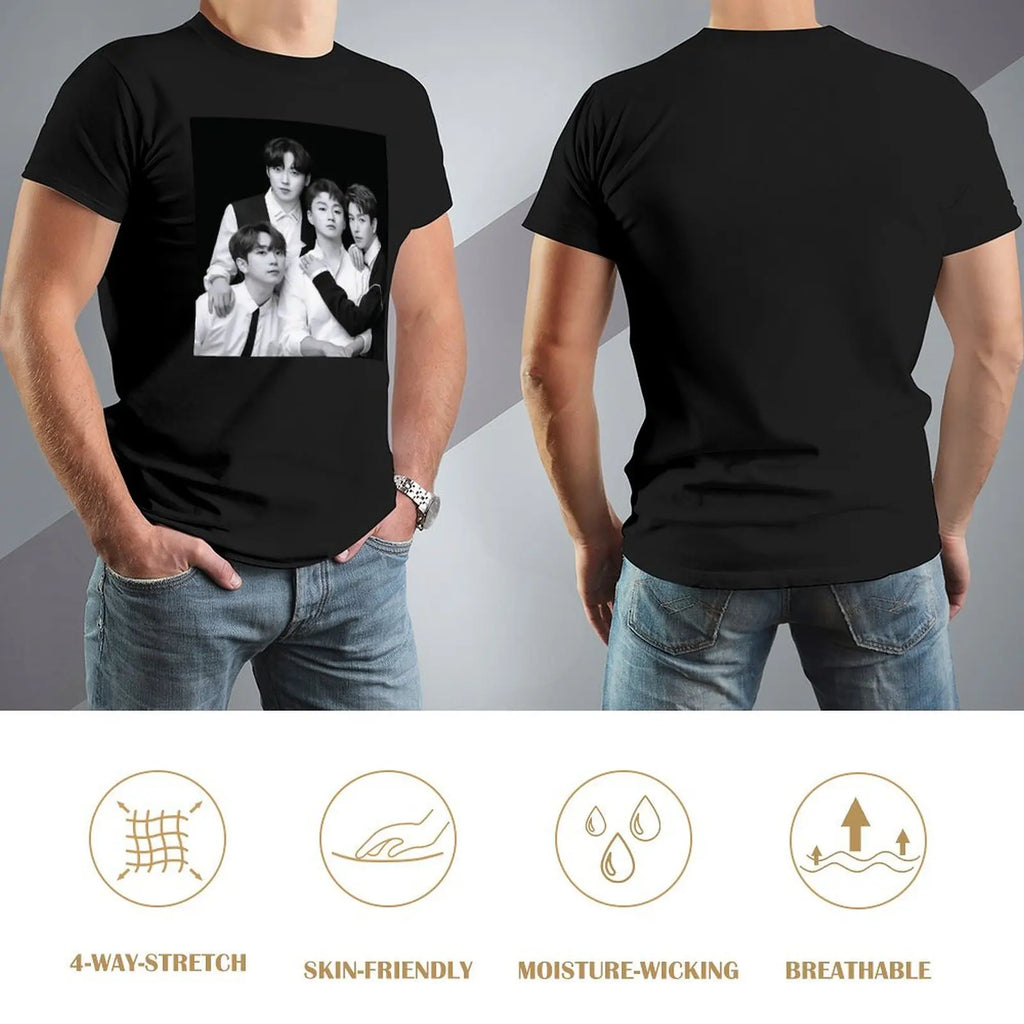 Forestella T-Shirt rapper graphic tees gifts for boyfriend tops summer tops mens plain t shirts