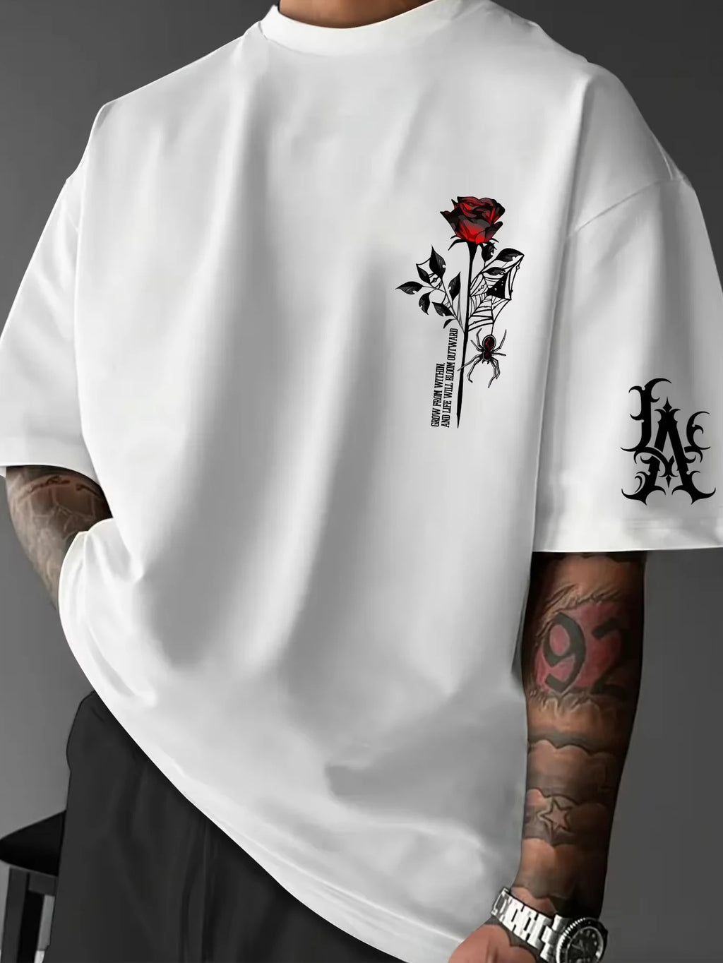 LA Gothic Rose Graphic Tee