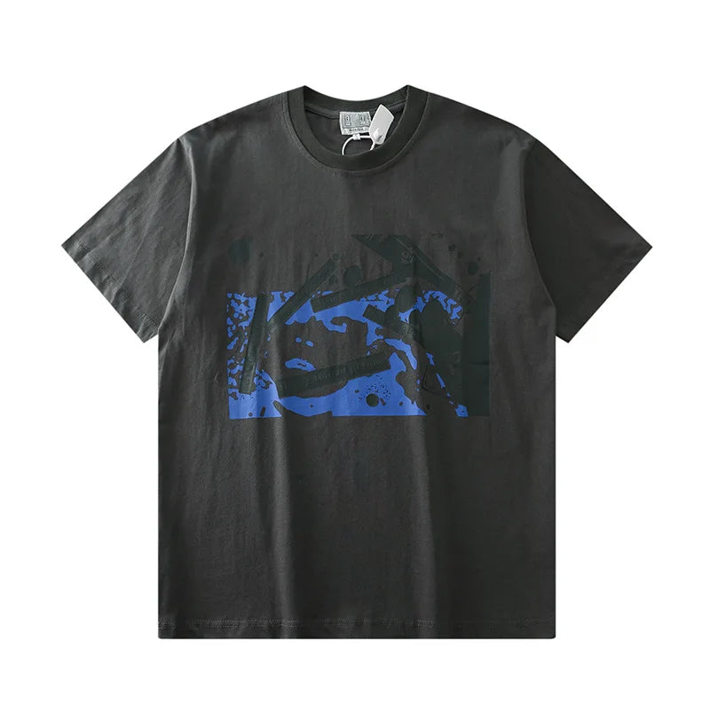 Japanese Trend Brand CAV EMPT T-shirts Simple Line Drawing Letter CE Pattern Print Loose Casual Cavempt  Short Sleeve