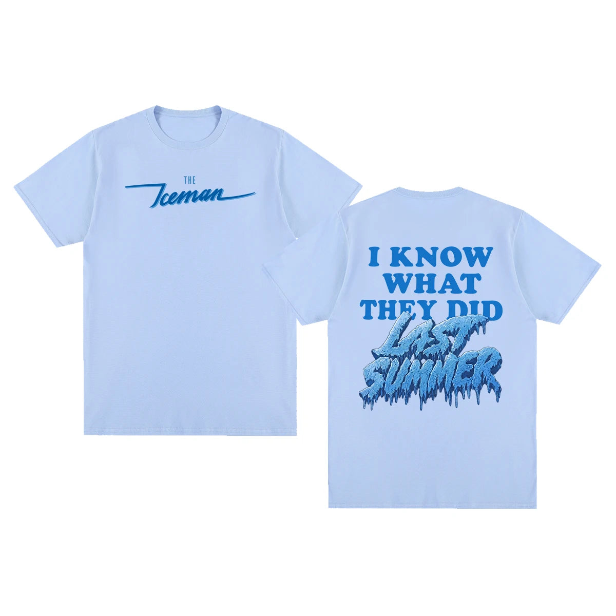 Drake ICEMAN Vintage T-shirt Merch Blue Streetwear Y2k Clothes Female Male Cotton Men T shirt New TEE TSHIRT Womens tops