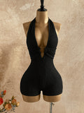 Womens Backless Knitted Bodycon Dress