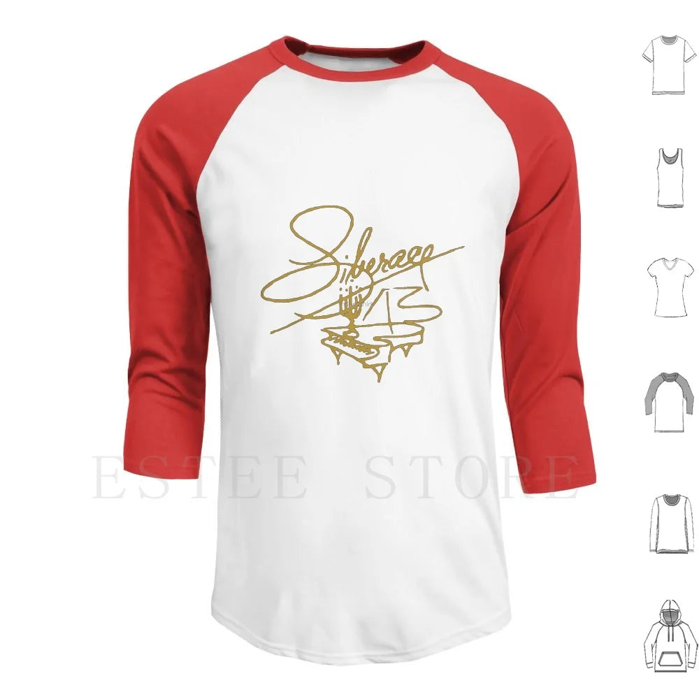 Liberace " Signature " Hoodies Long Sleeve Liberace Signature Piano Music Icon Flaming