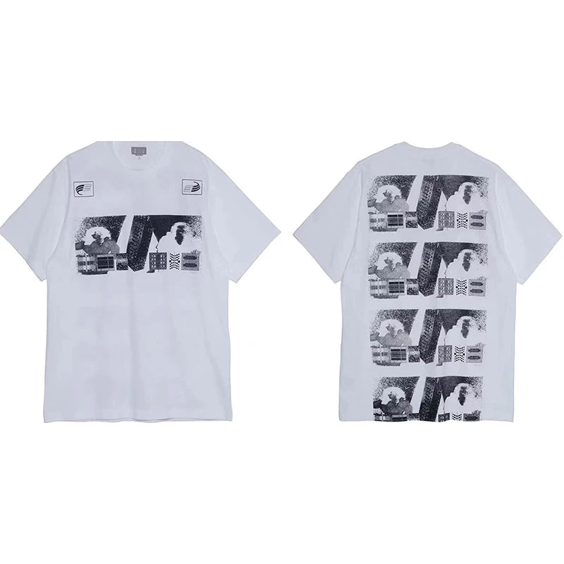 Cav Empt Japanese-style Trend Short-sleeved T Shirt Vintage Creative Print C.E Men's Women Round-neck T-shirts