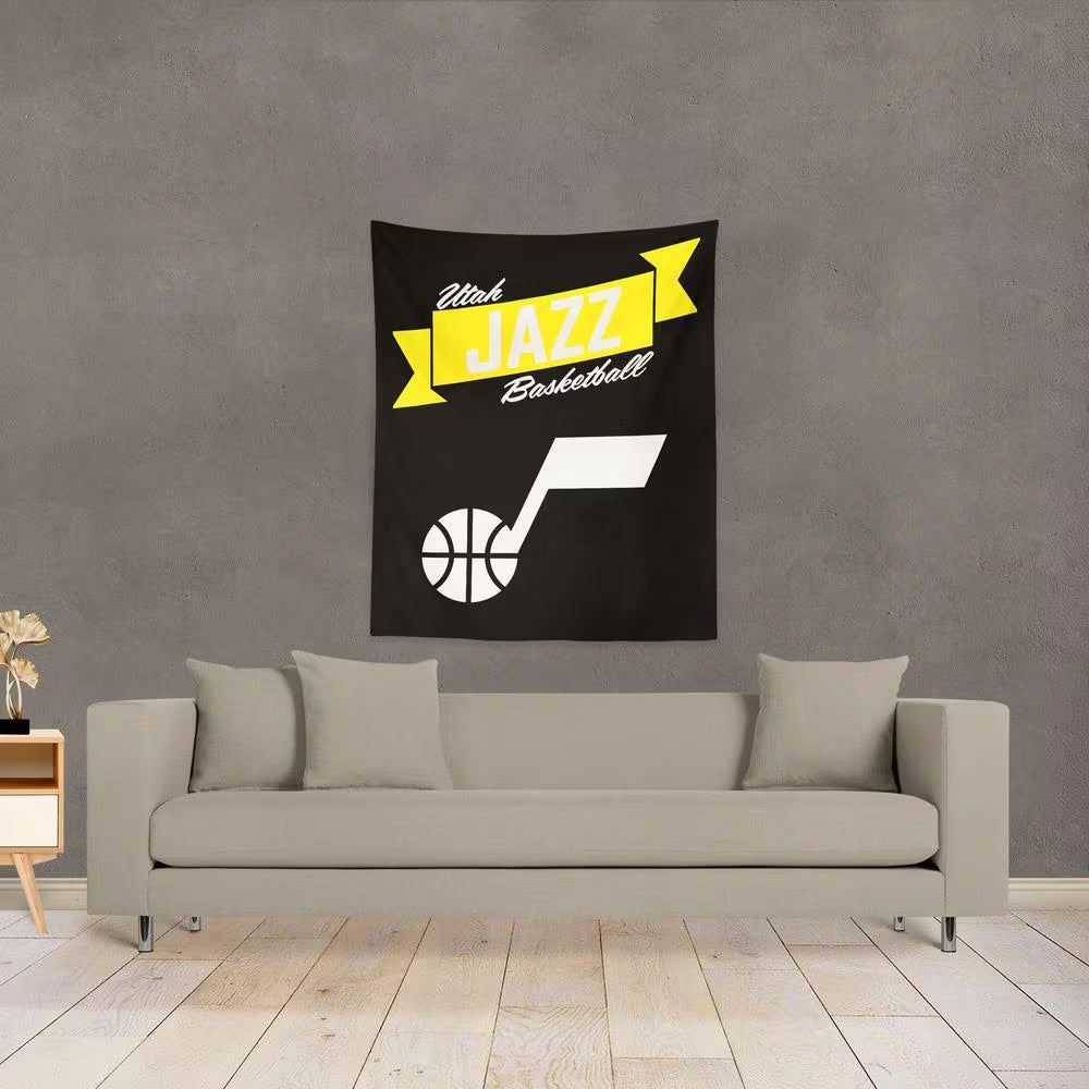NBA Premium Jazz Printed Wall Hanging