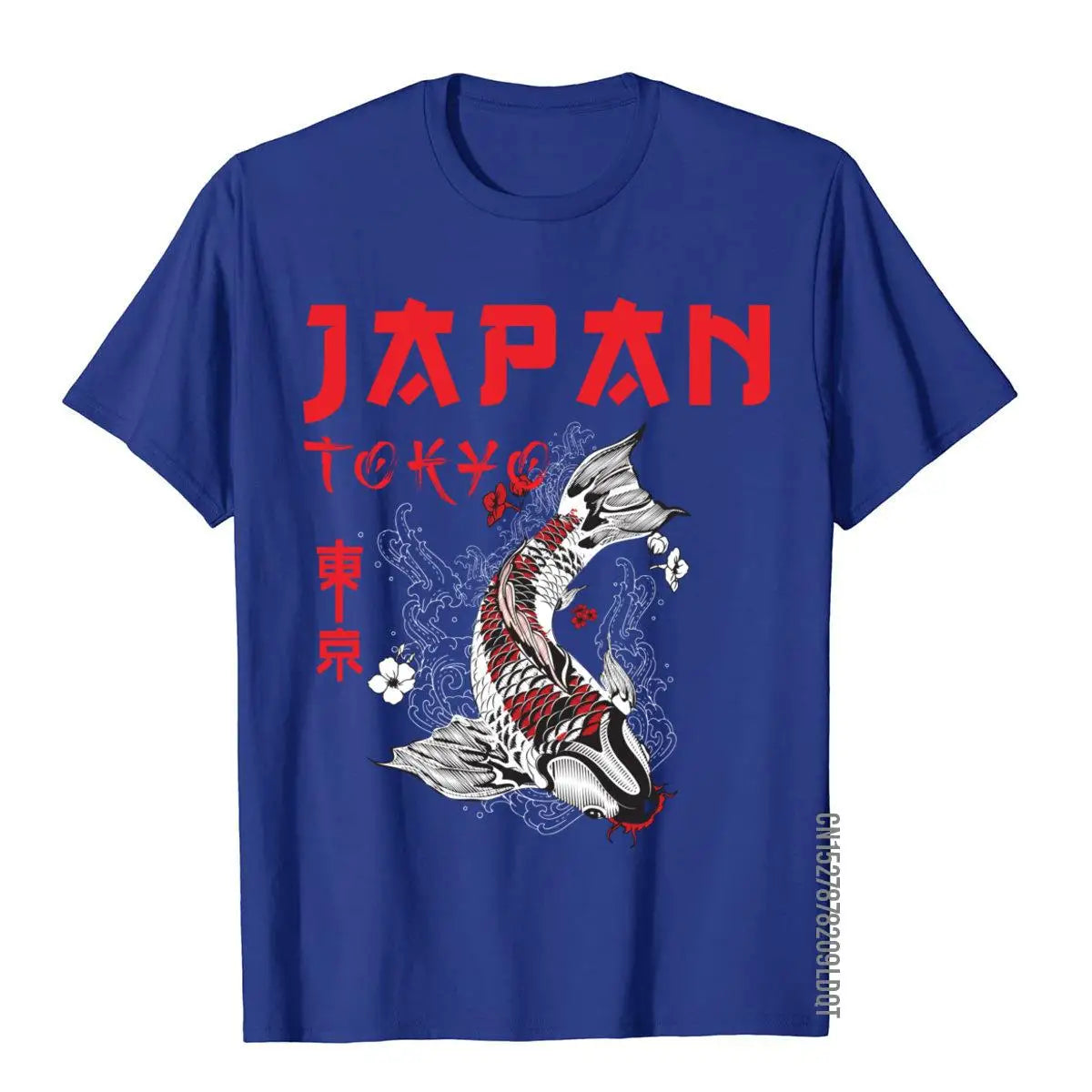 Japanese Fuji Dragon Yakuza Tokyo Koi Fish Customized Tops T Shirt For Men Cotton T Shirts Slim Fit Brand