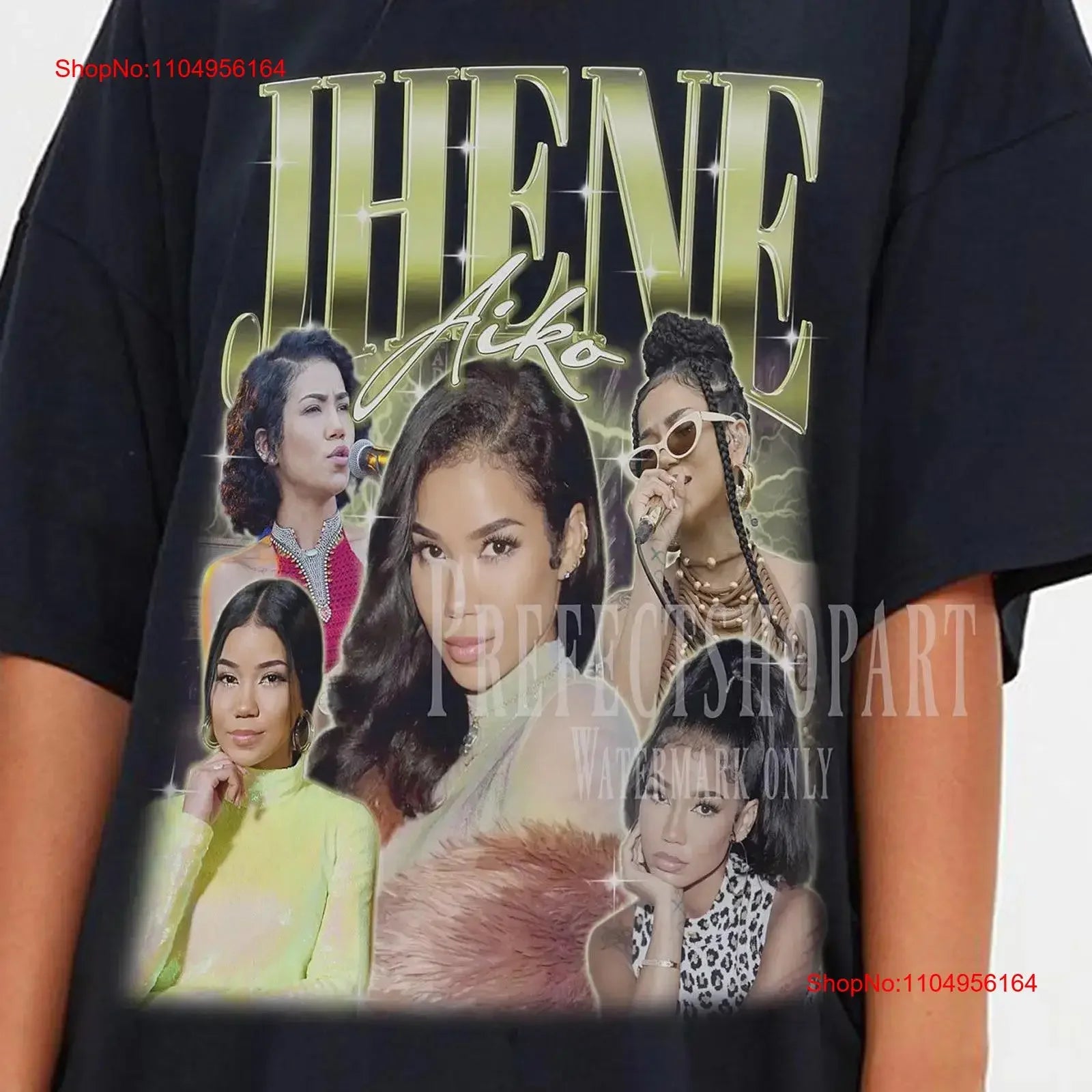Jhene Aiko Efuru Chilombo T Shirt Vintage 90s rapper Retro Queen of RNB Kali Uchis vintage Washed Soft Stretched homme