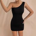Sexy Off-Shoulder Hollow-Out Bodycon Dress