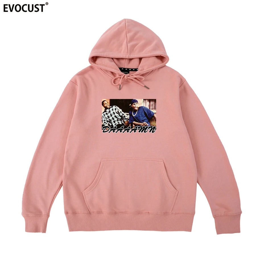 DAAAAMN Ice Cube 2Pac Hiphop Vintage Dr Dre Eazy E Dj Yella Mc Ren Hip Hop Cartoon Hoodies Sweatshirts men women unisex Cotton