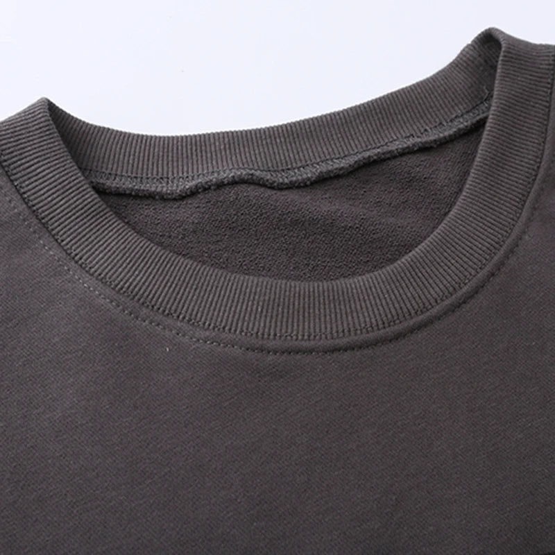New CAV EMPT Washed Round Neck Sweatshirt Men Women Loose Fit Vintage Ghost Hand Print Japanese Streetwear CE Couple Same Style