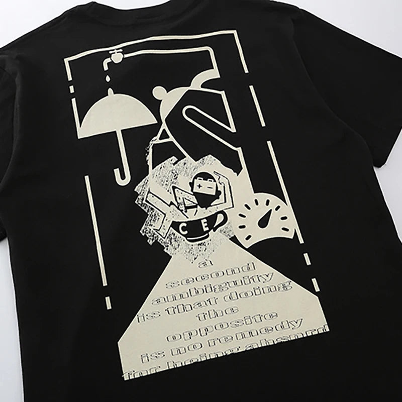 C.E Cav Empt T-shirt Men's Women's 2026 Summer New Cartoon Graphic Print CAVEMPT Short Sleeve Light Breathable Cotton Tee