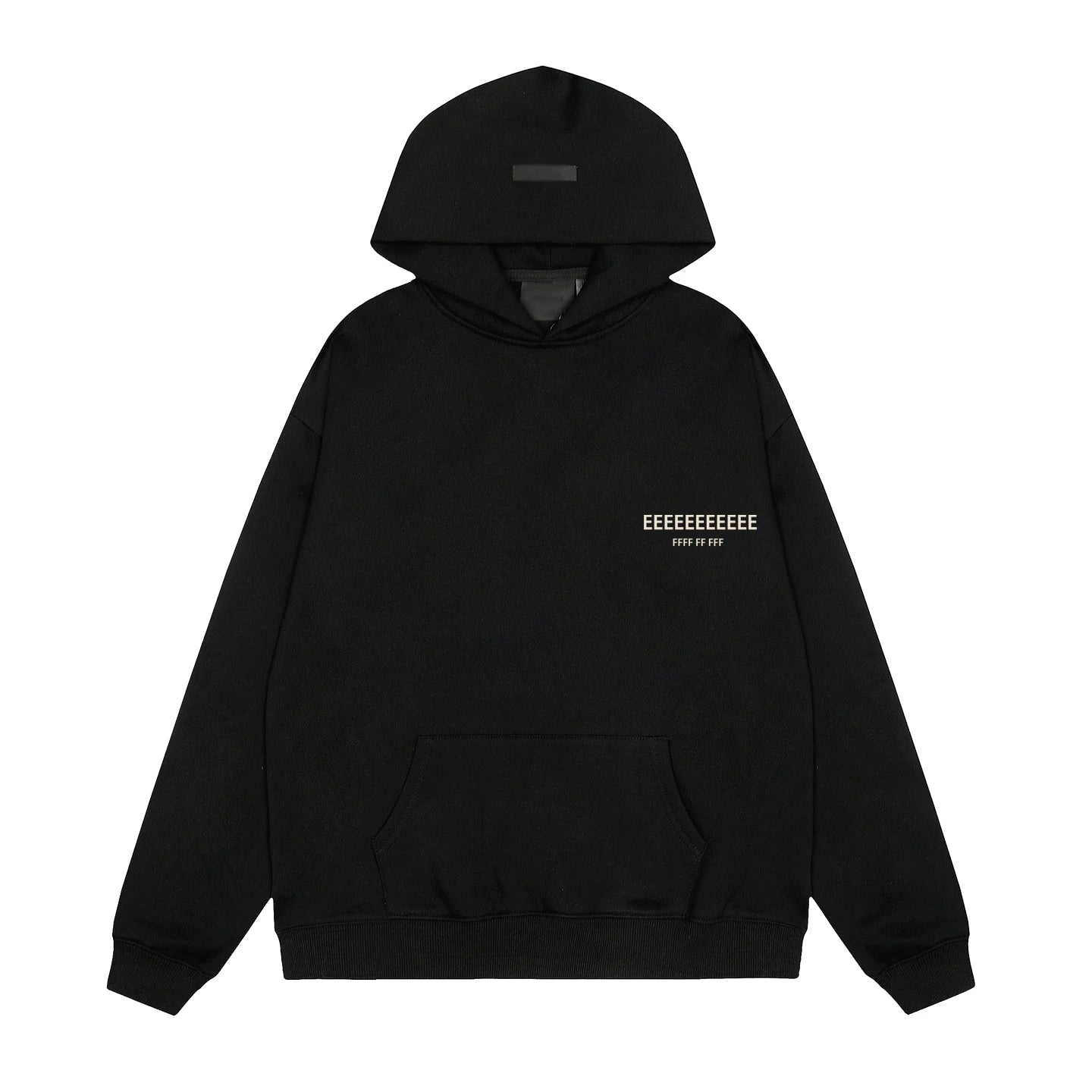 Fashion Double-Line Matching Set Men's Drawstring Pants Luxury Design Long Silicone Letter Pants High Street Couple Oversized Pants Hoodie Set - Desert aura