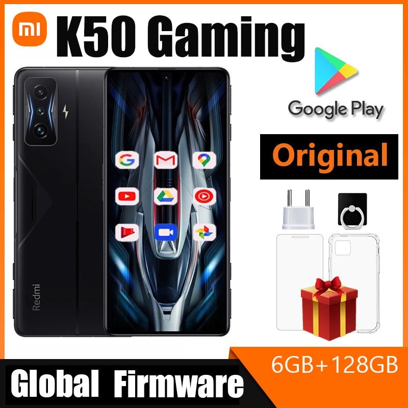 Global Firmware xiaomi redmi k50 gaming 5G smartphone Qualcomm Snapdragon 8 Gen1 64MP Side fingerprint 6.67“120W used phone - Desert aura