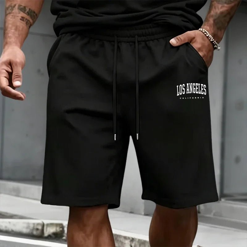 Men's Tracksuit Short Sleeve Top and Knee Length Shorts 2026 Summer Daily Casual Fashion T-shirt Outfits Home Outdoor Sportswear - Desert aura