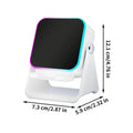 Phone Stand with Speaker Foldable Smartphone Bracket with Light 10W Phone Holder Wireless Charger Speaker for Home Office Travel - Desert aura