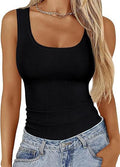 Womens Ribbed Sleeveless Tank Top - Desert aura